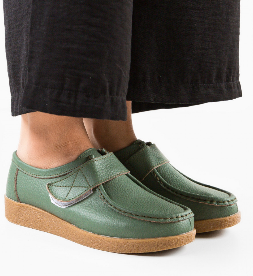 Zöld Monta Casual Cipők