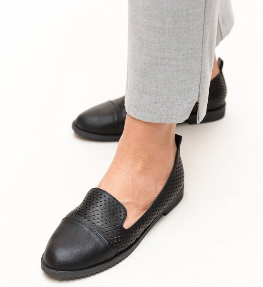 Fekete Berat Espadrilles Cipők