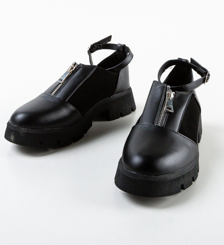 Fekete Salfamar Casual Cipők
