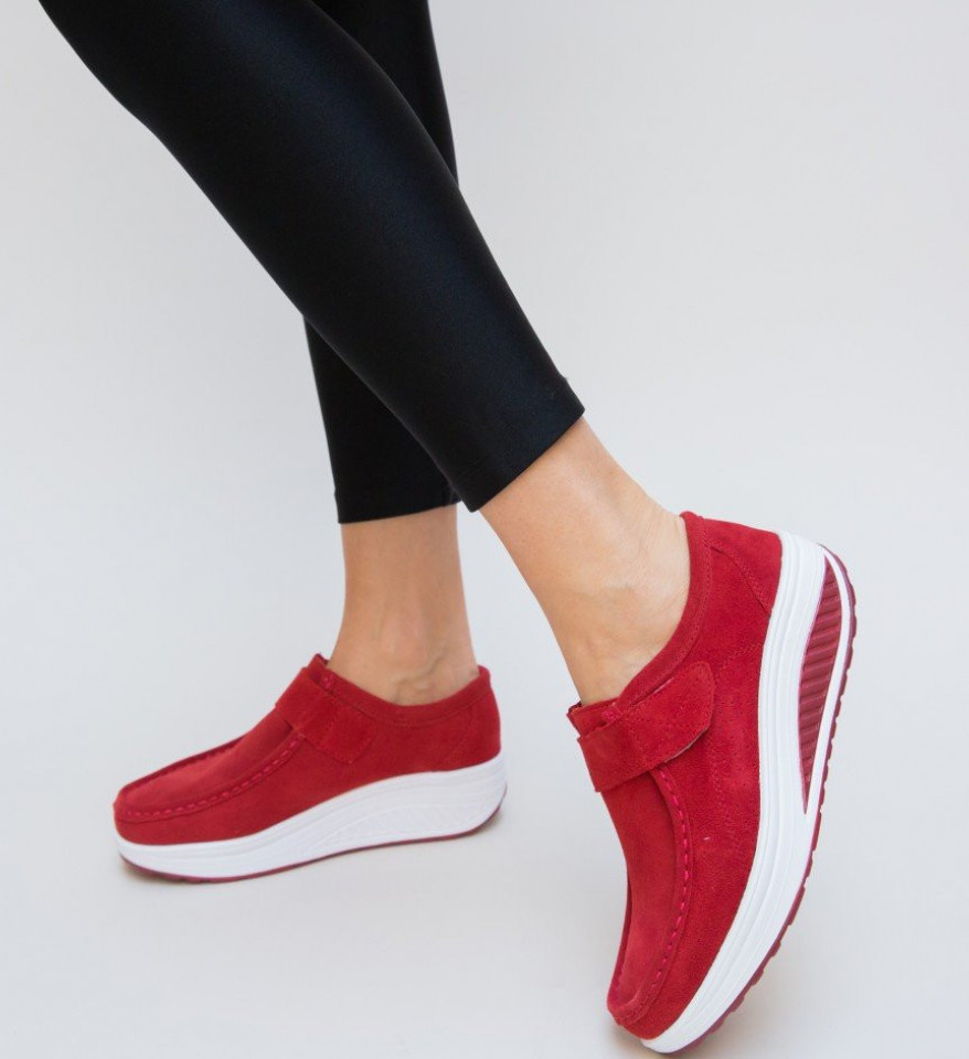 Piros Tinna Casual Cipők