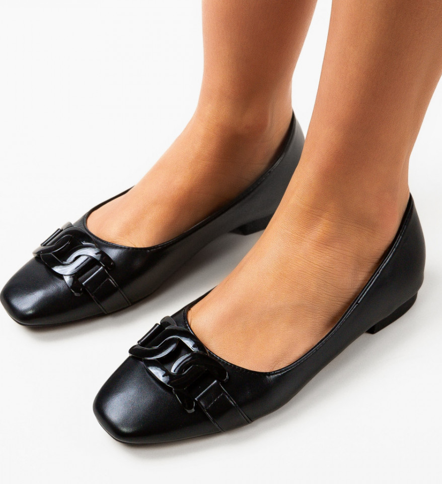 Fekete Proko Casual Cipők
