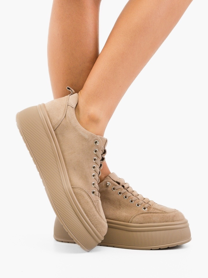 Khaki Simmi Casual Cipők - Img 3