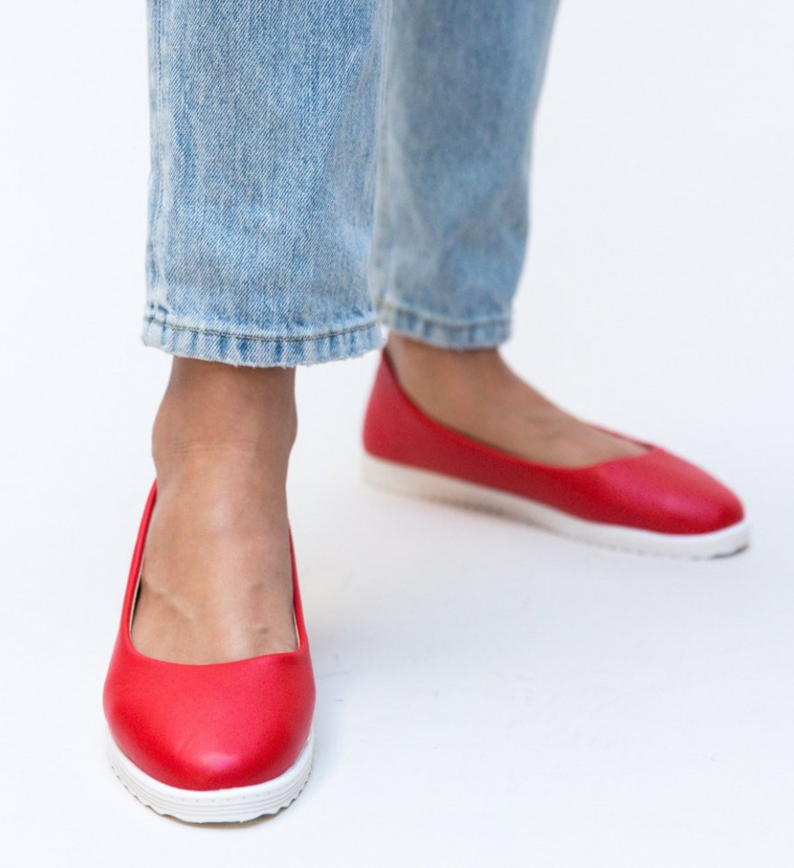 Piros Lizzie Espadrilles Cipők
