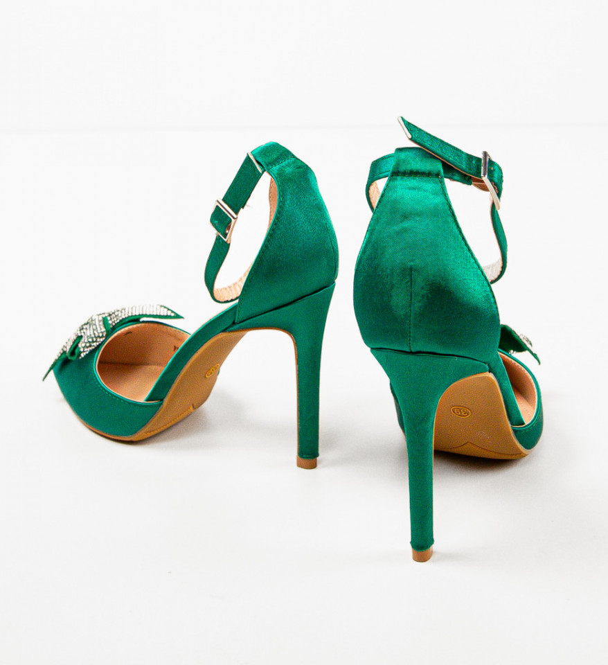 Zöld Lanteia Cipők