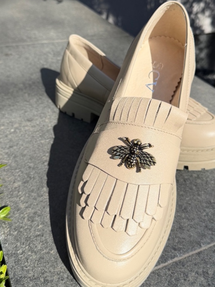 Bézs Zenin Casual Cipők - Img 4
