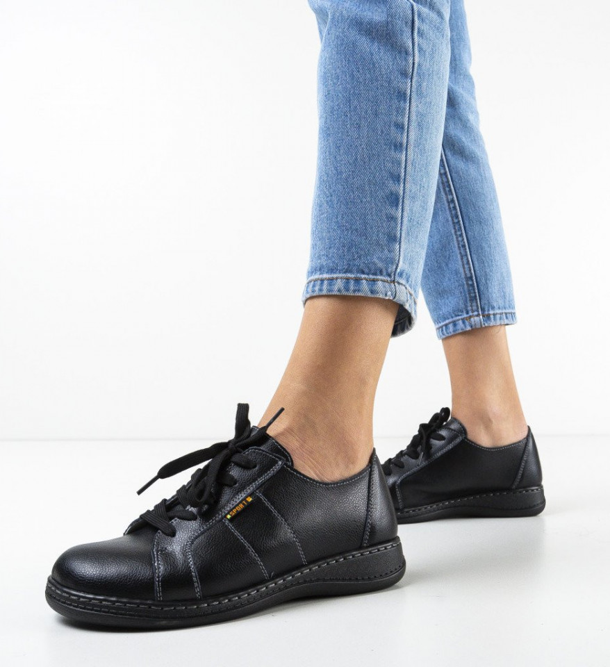 Fekete Bonsay Casual Cipők