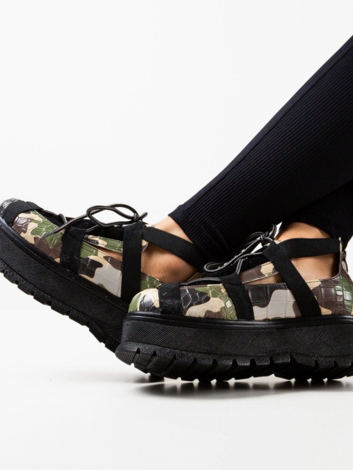 Khaki Jater Casual Cipők