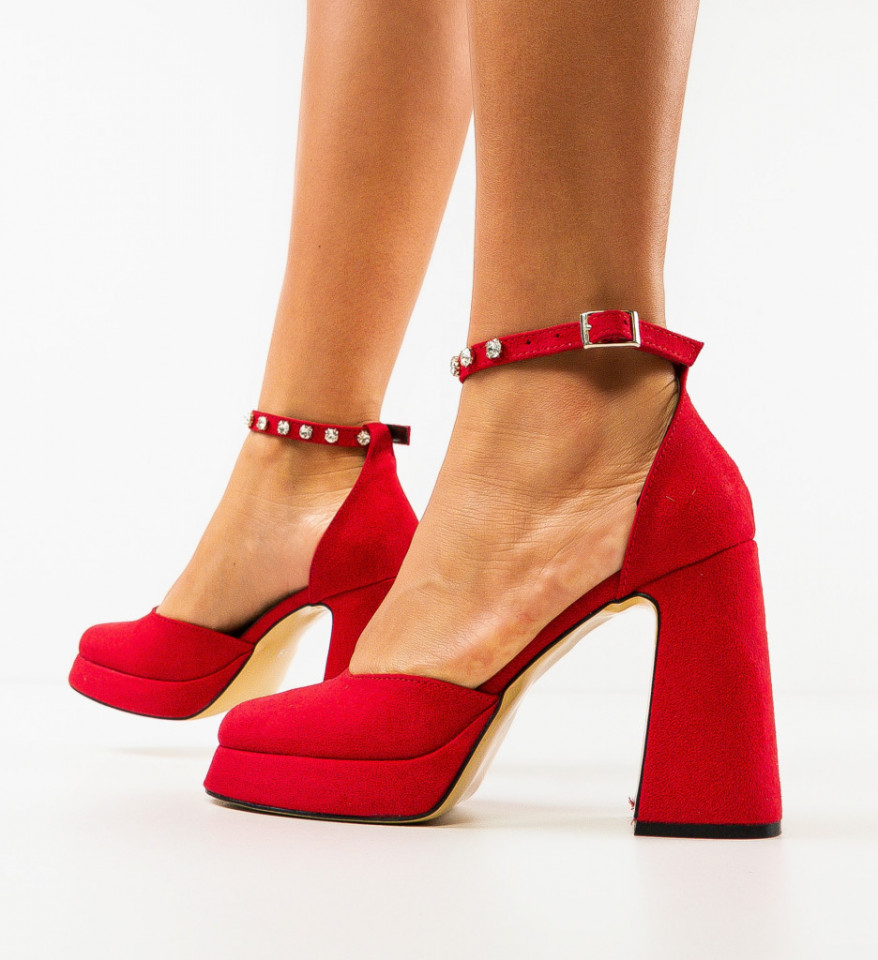 Piros Verdaya Cipők