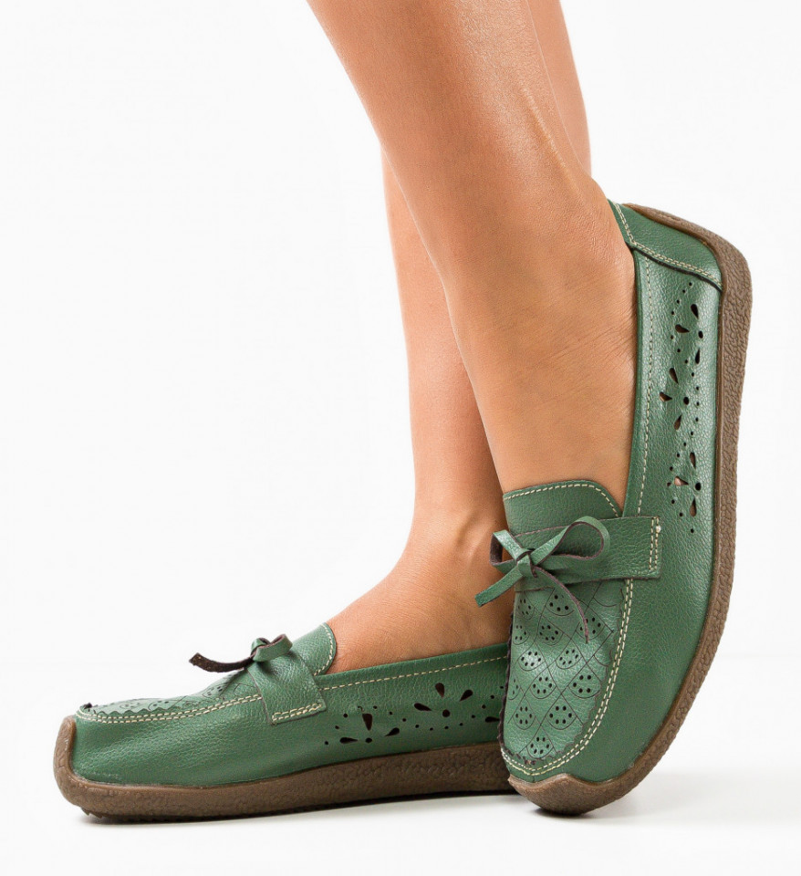 Zöld Klaimeraz Casual Cipők