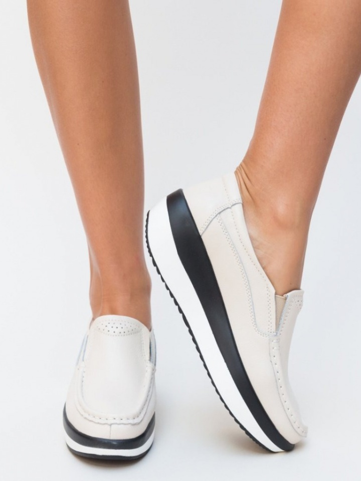 Bézs Ember Casual Cipők