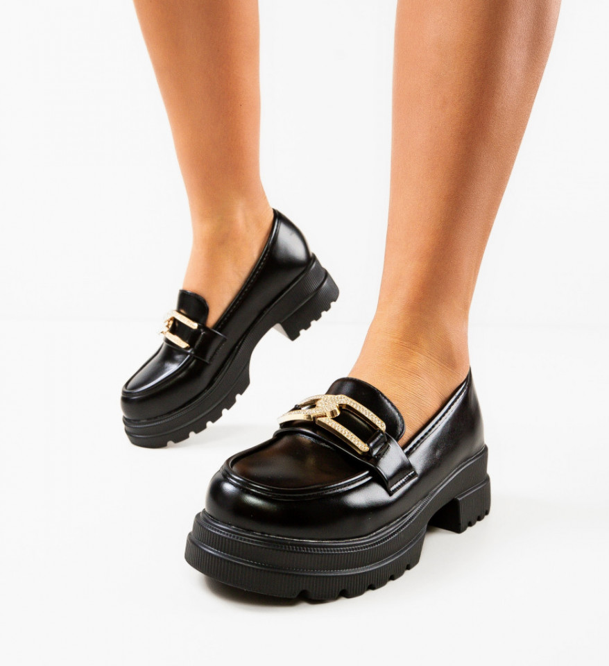 Fekete Iason Casual Cipők
