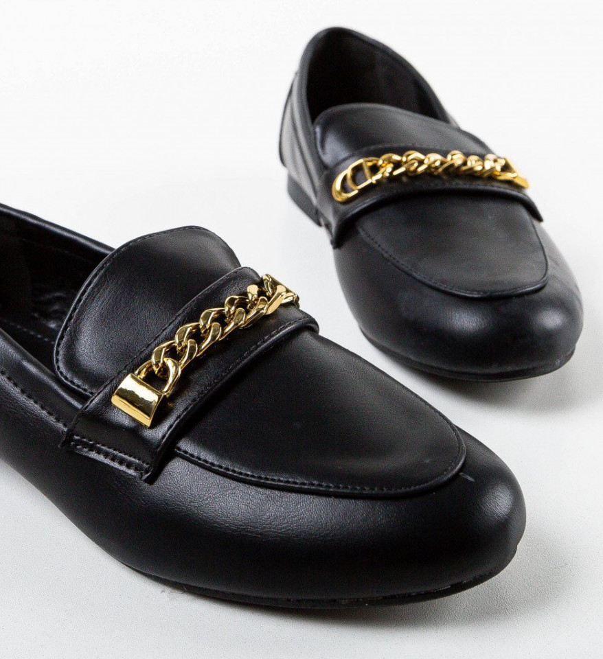 Fekete Iris Casual Cipők