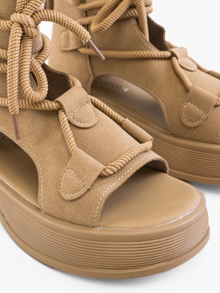 Khaki Manye Szandálok - Img 5