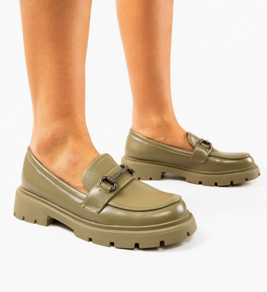 Zöld Agaka Casual Cipők