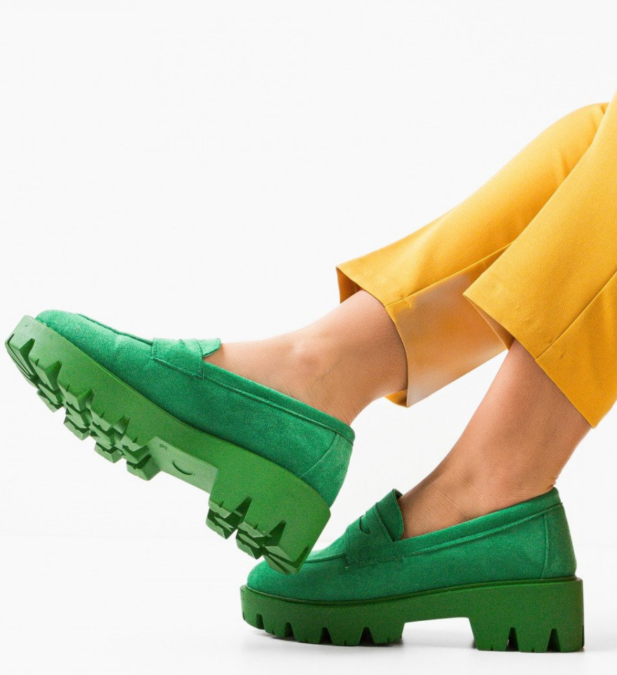 Zöld Gyna Casual Cipők