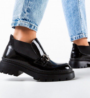 Fekete Soga Casual Cipők