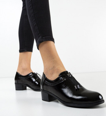 Fekete Brosa Casual Cipők