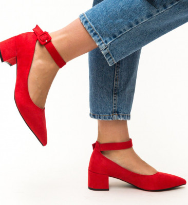 Piros Santos Cipők