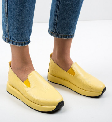 Sárga Malter Casual Cipők