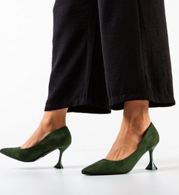 Zöld Rosas Cipők