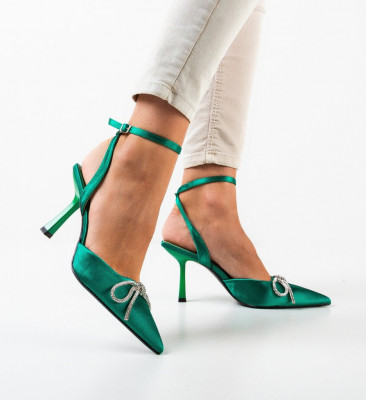 Zöld Aza Cipők