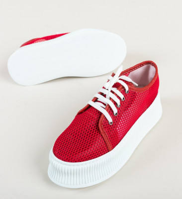 Piros Doheris Casual Cipők