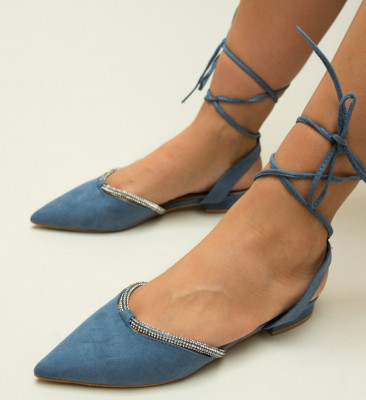 Kék Hicks Balerina Cipők