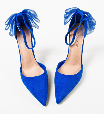 Kék Serrano Cipők