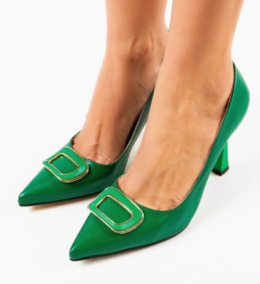 Zöld Elfa Cipők