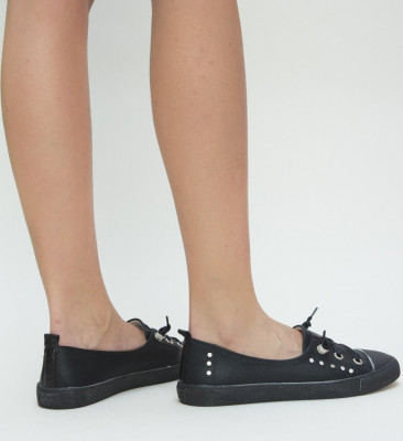Fekete Kinder Casual Cipők