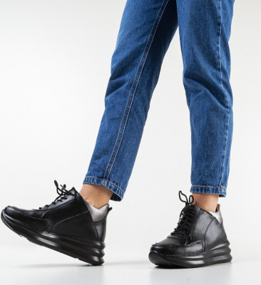 Fekete Sheridan Casual Cipők
