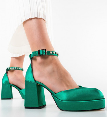 Zöld Flores 2 Cipők