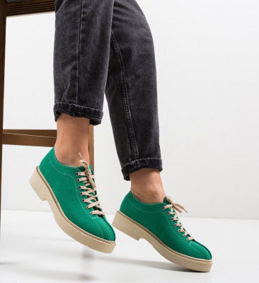 Zöld Tunisia Casual Cipők