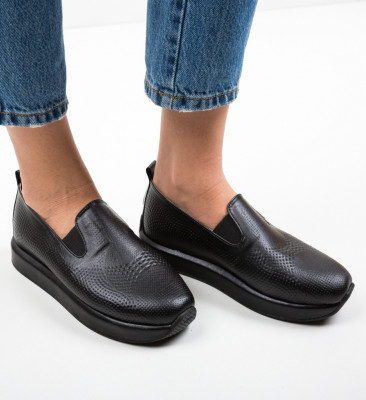 Fekete Malter Casual Cipők
