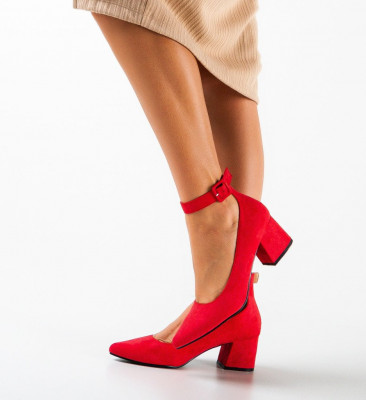 Piros Foley Cipők