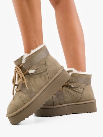 Khaki Frape Csizmák