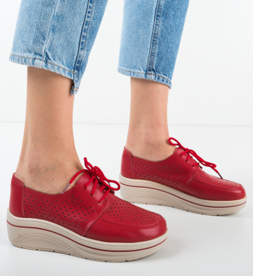 Piros Litiani Casual Cipők
