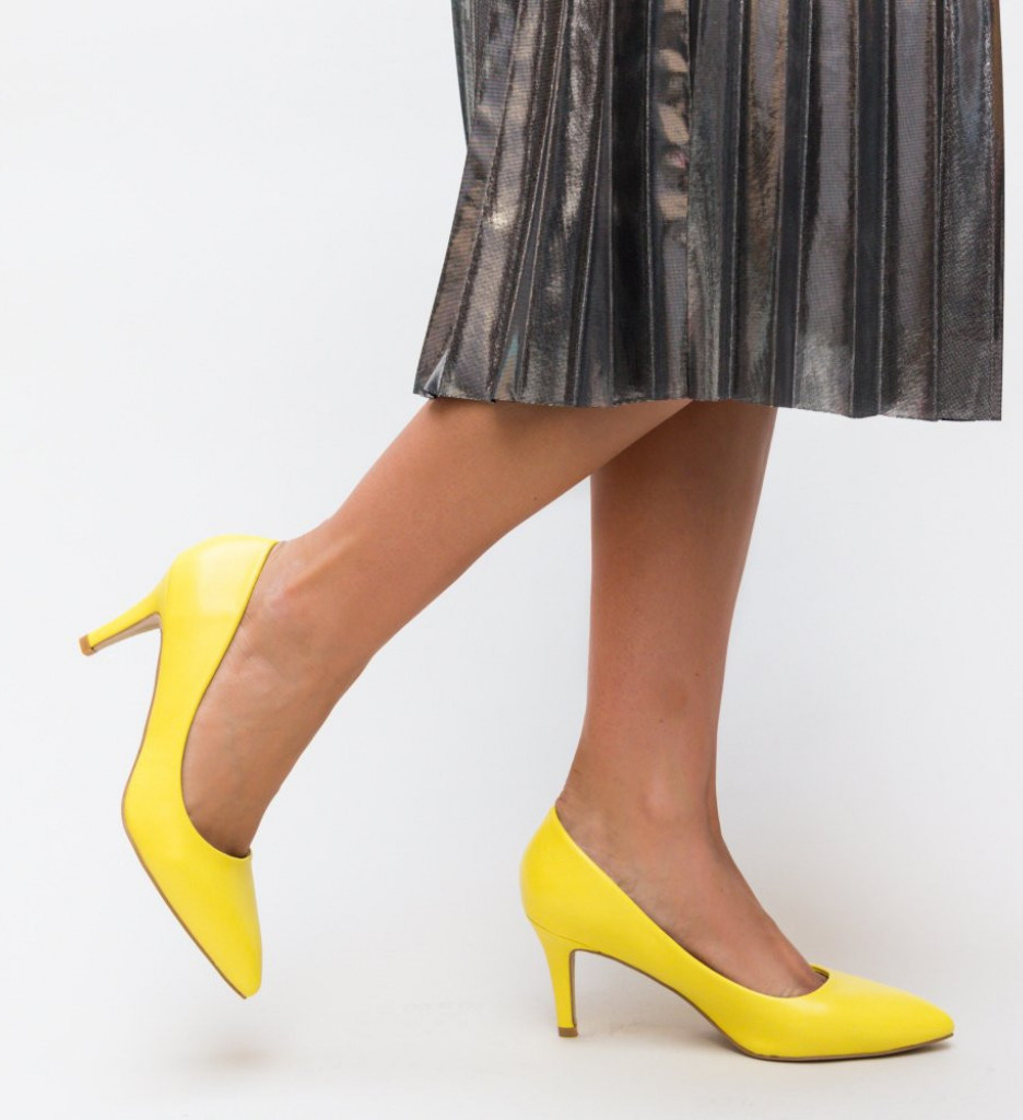 Παπούτσια Cheloo Κίτρινα