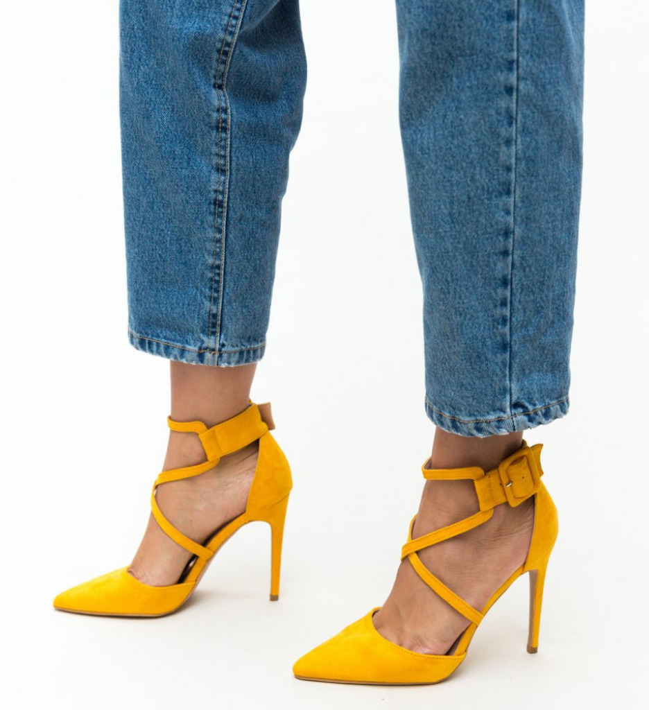 Παπούτσια Hebe Κίτρινα