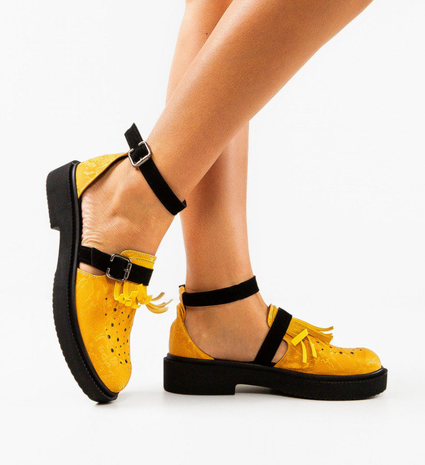 Καθημερινά παπούτσια Amis Κίτρινα