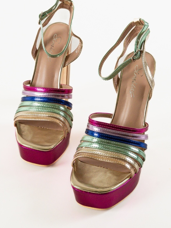 Σανδάλια Darcey Πολύχρωμα - Img 6