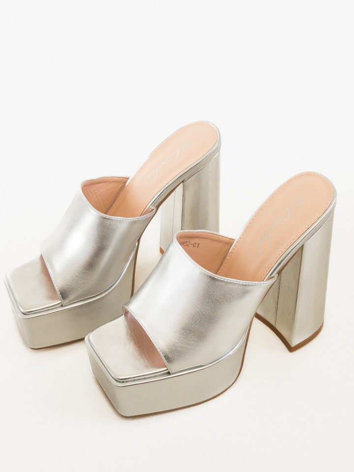 Σανδάλια Yasir Ασημένια - Img 5