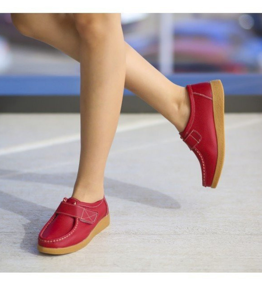 Καθημερινά παπούτσια Monta Κόκκινα