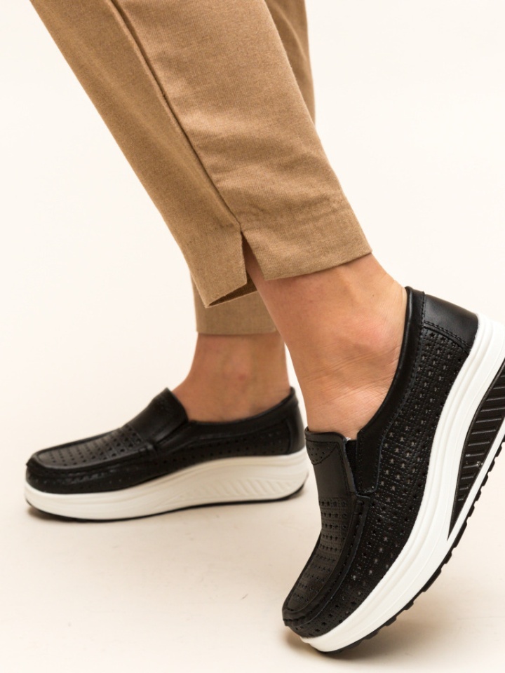 Καθημερινά παπούτσια Bicaz Μαύρα - Img 12