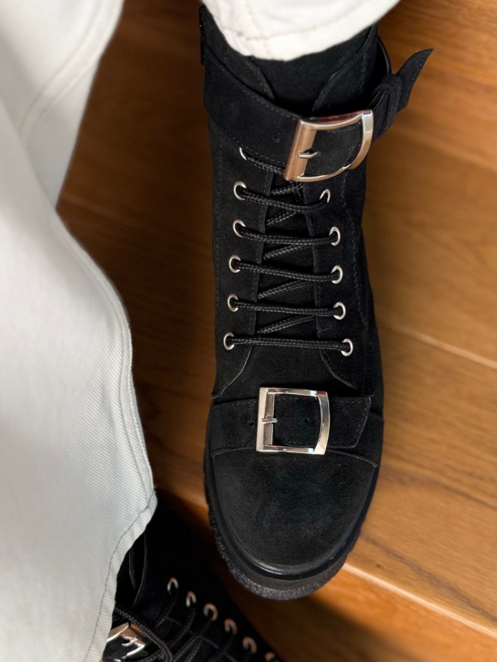 Μποτάκια Anton 3 Μαύρα - Img 13