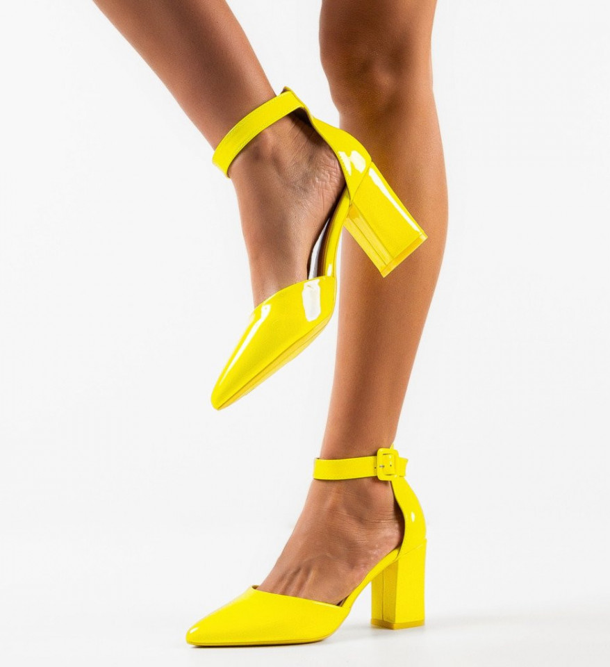 Παπούτσια Mejia Κίτρινα