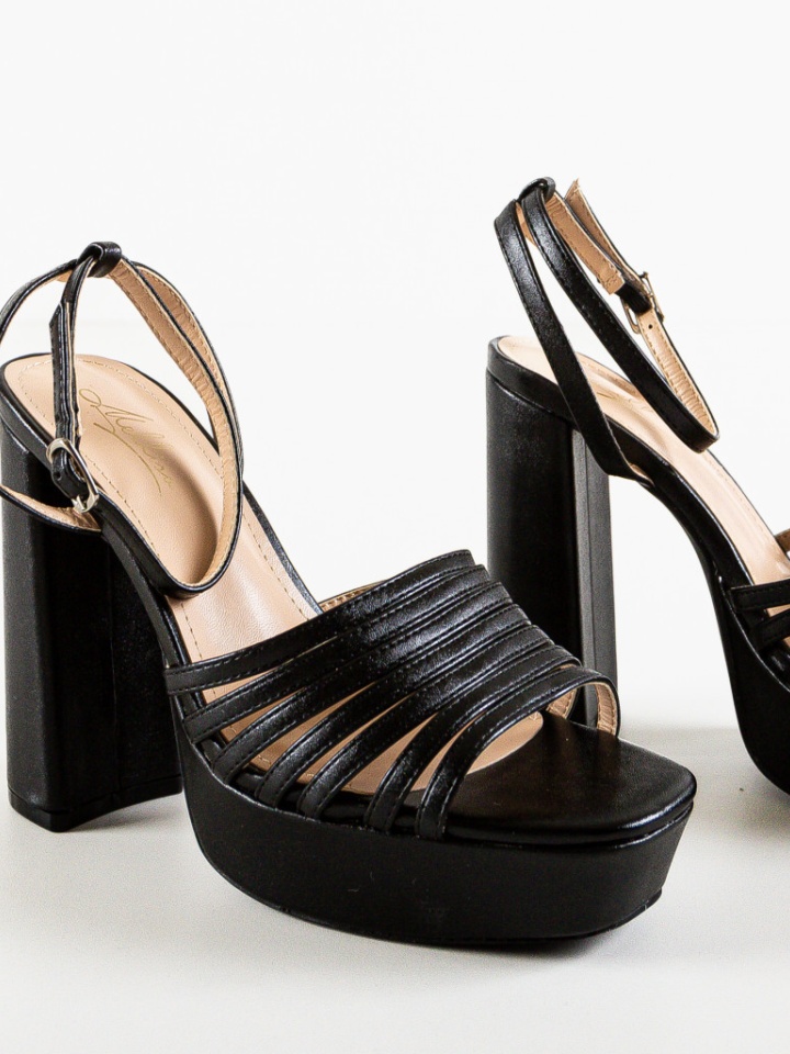 Σανδάλια Odom Μαύρα - Img 5