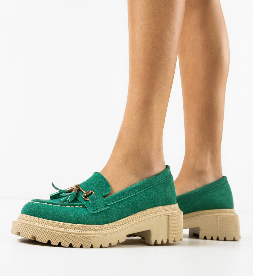 Καθημερινά παπούτσια Kajiku Πράσινα