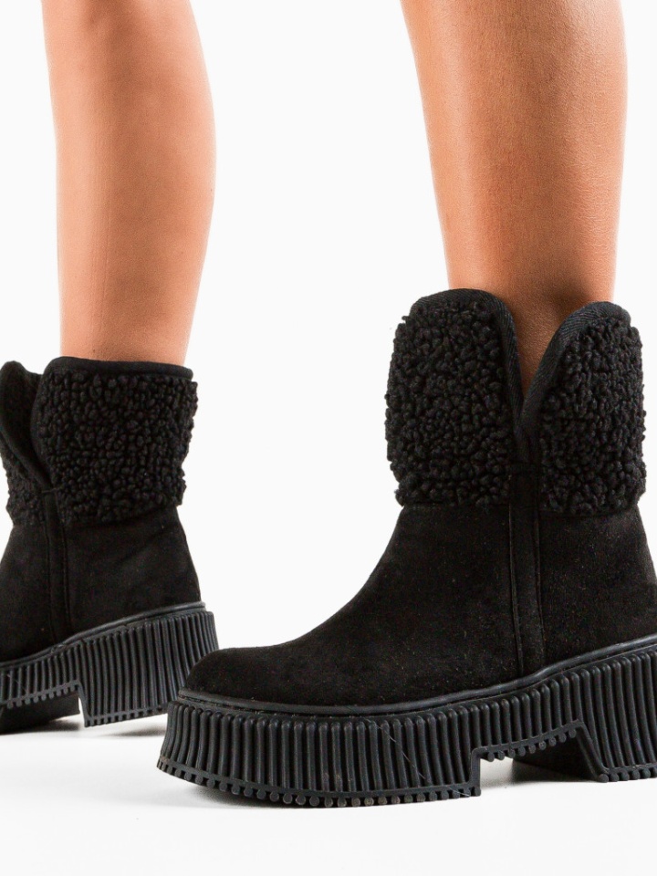 Μποτάκια Friday Μαύρα - Img 4