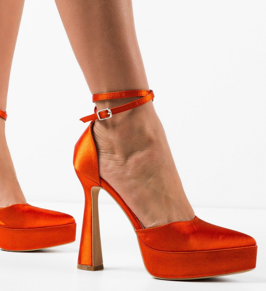 Παπούτσια Phoebe Πορτοκαλί
